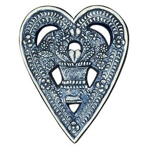 VTG 1971 Handmade Ceramic Cookie Mold Decor by the Laxa Family